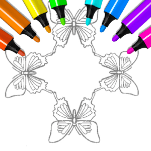 Butterfly Coloring Pages Kids